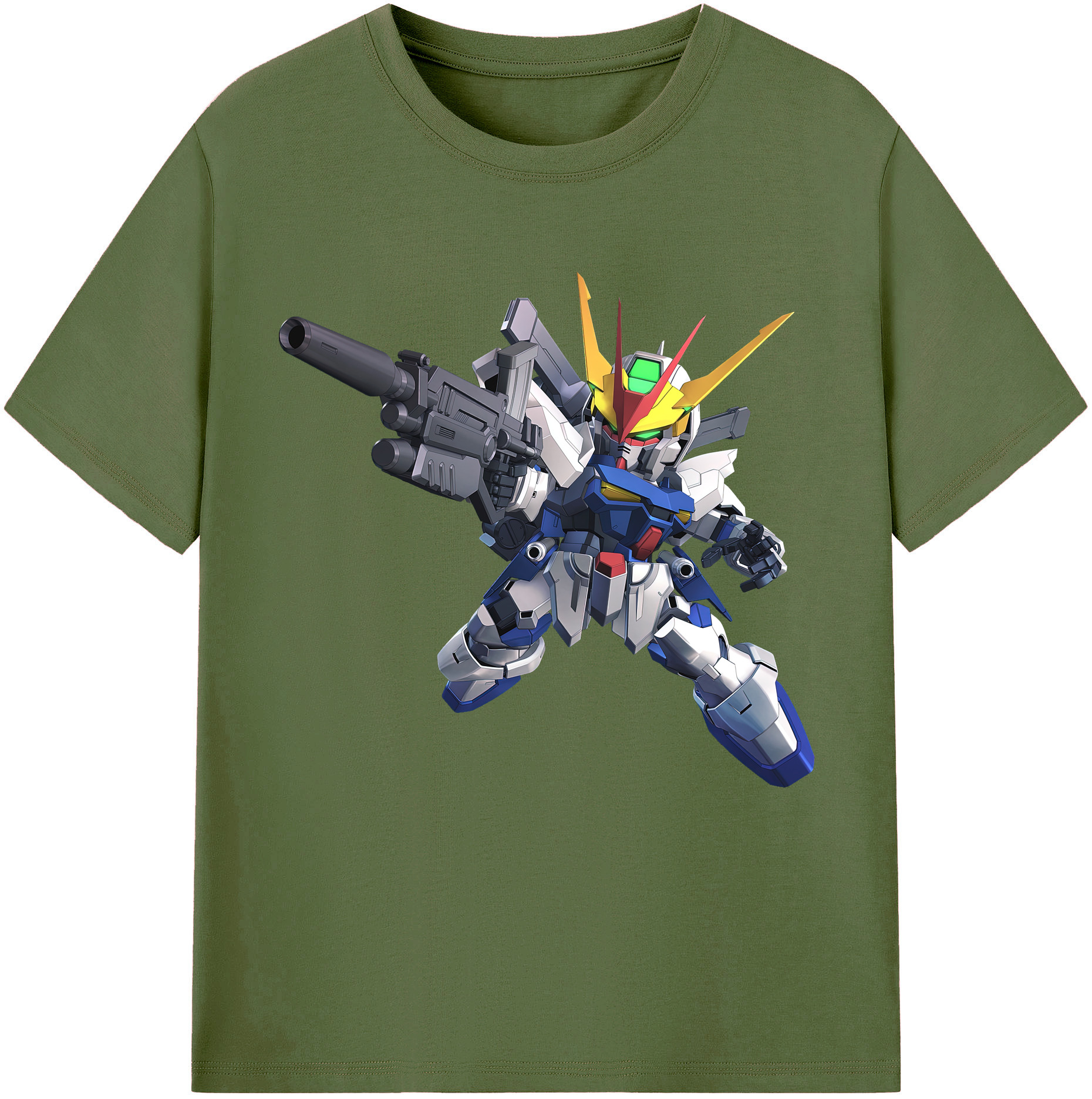 （画像用） 機動戦士ガンダム Mobile Suit Gundam 綿100％半袖Tシャツ（フロントプリント）
